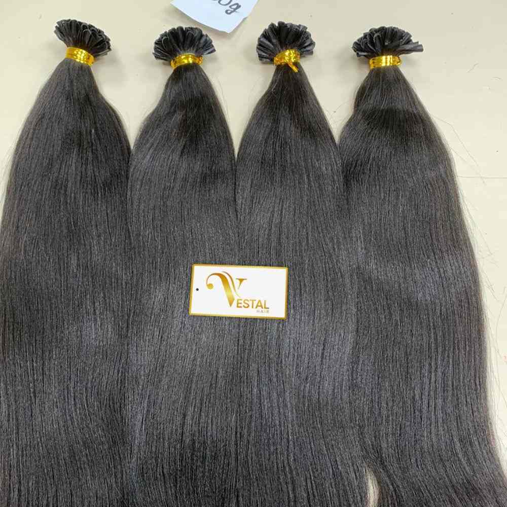 Natural Straight U Tip Hair Extensions