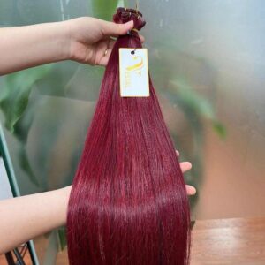 Red Weft Hair