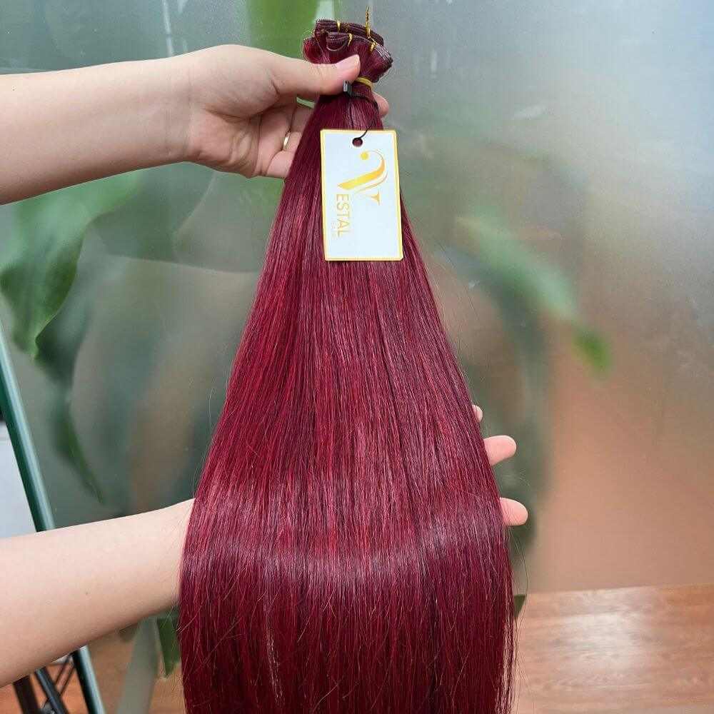 Red Weft Hair