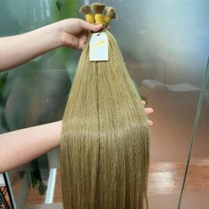 VESTAL HAIR Light Brown Natural Straight Weft Hair Extensions